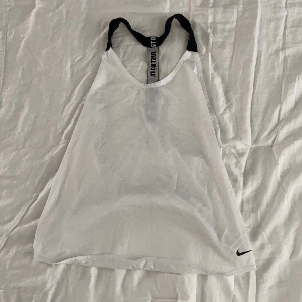 Nike White Tanktop